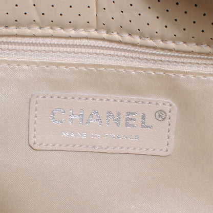 Chanel Aged Calfskin Perforated Tote 6 of 7