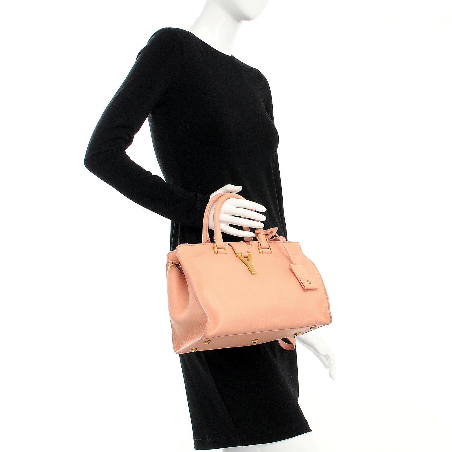 Saint Laurent Calfskin Small Classic Y Cabas Blush 3 of 9