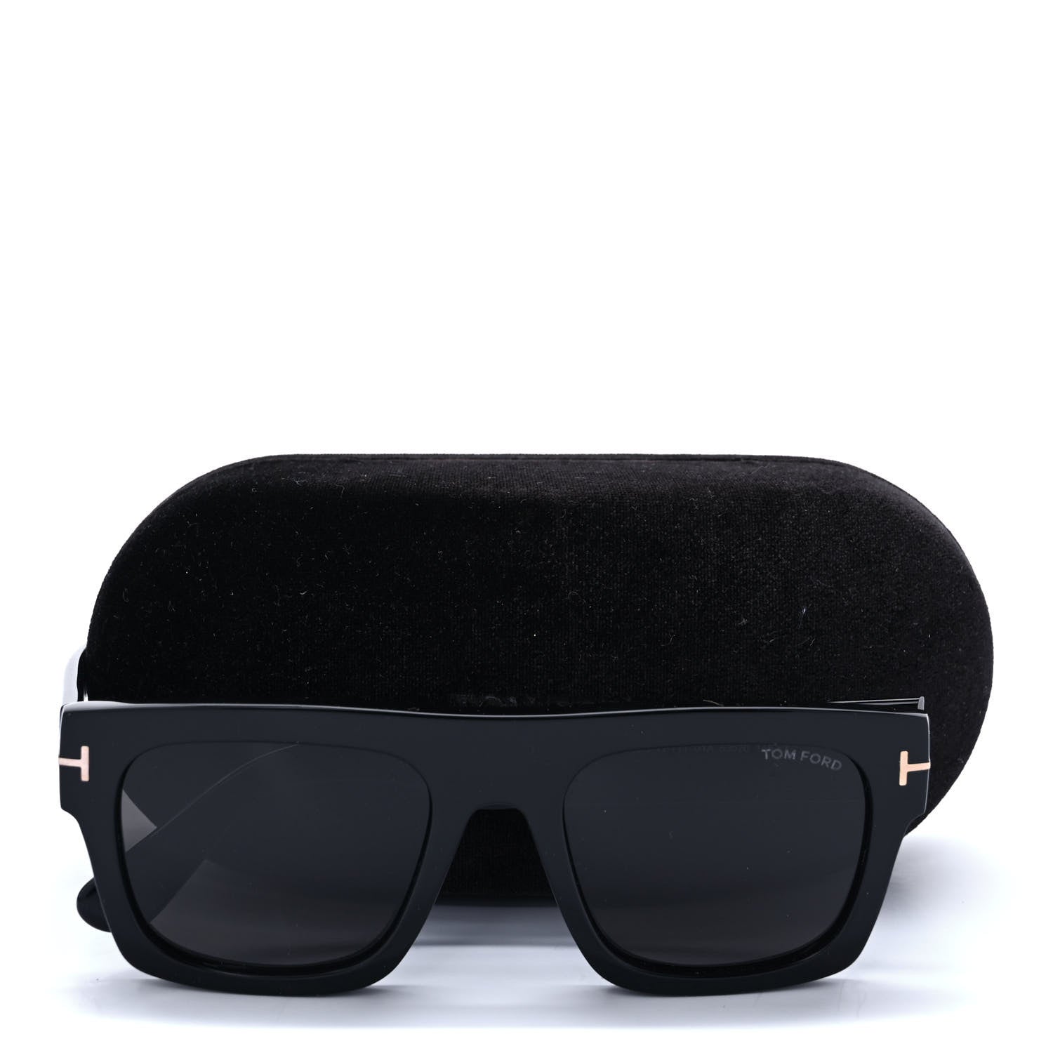 Tom Ford Acetate Fausto Sunglasses TF711 Black 8 of 8