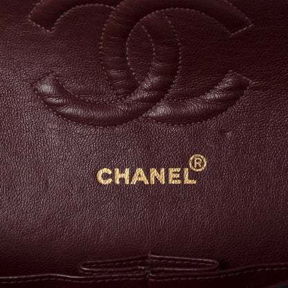 Chanel Lambskin Quilted Medium Double Flap Black 8 of 11
