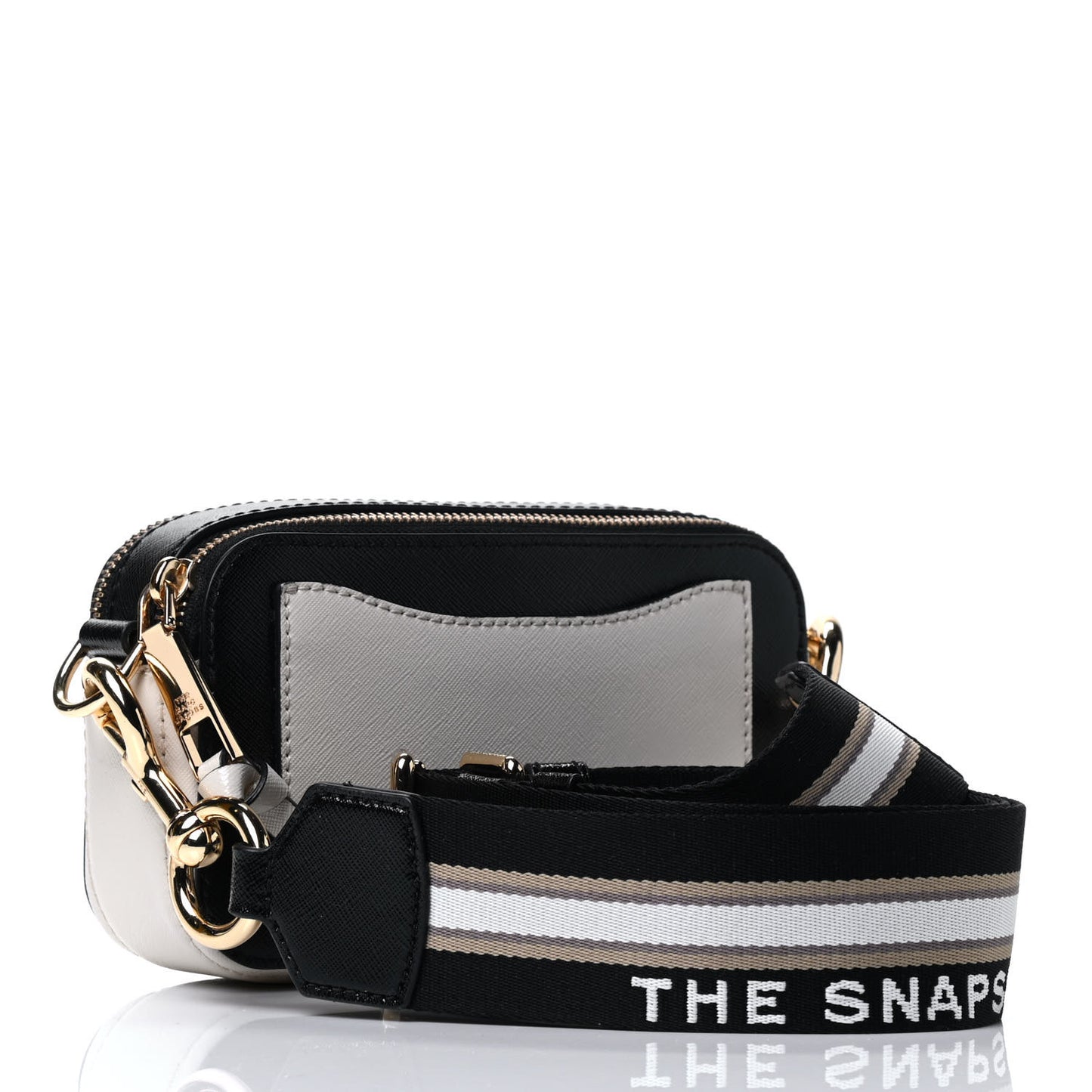 Saffiano Small Snapshot Camera Bag New Cloud White Multicolor