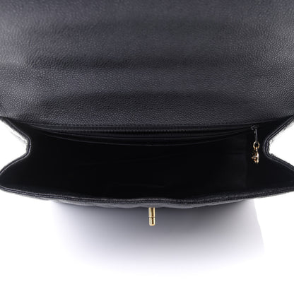 Chanel Caviar Quilted Jumbo Kelly Flap Black 5 of 10