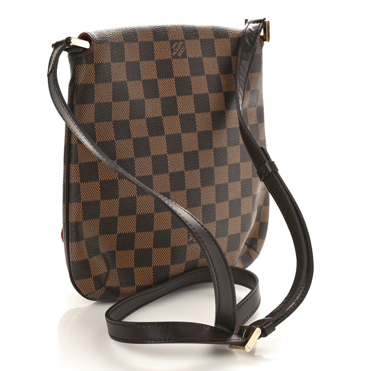 Damier Ebene Musette Salsa Long Strap