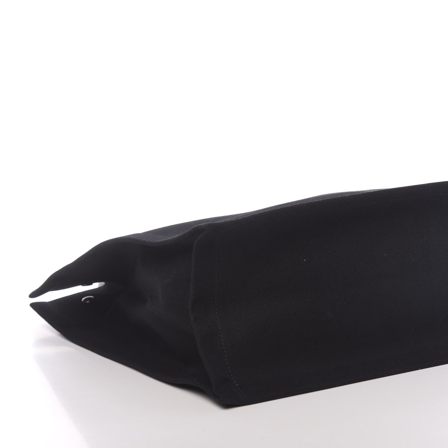Saint Laurent Linen Calfskin Rive Gauche North South Tote Black 8 of 10