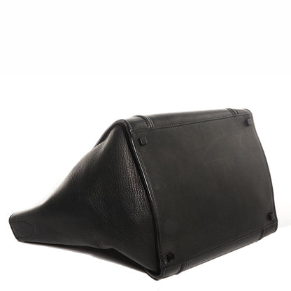 Celine Supple Calfskin Medium Phantom Luggage Black 4 of 10
