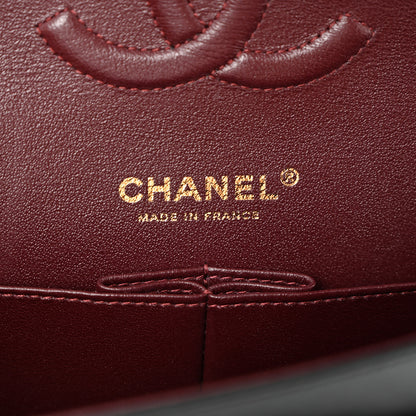 Chanel Lambskin Quilted Medium Double Flap Black 6 of 10