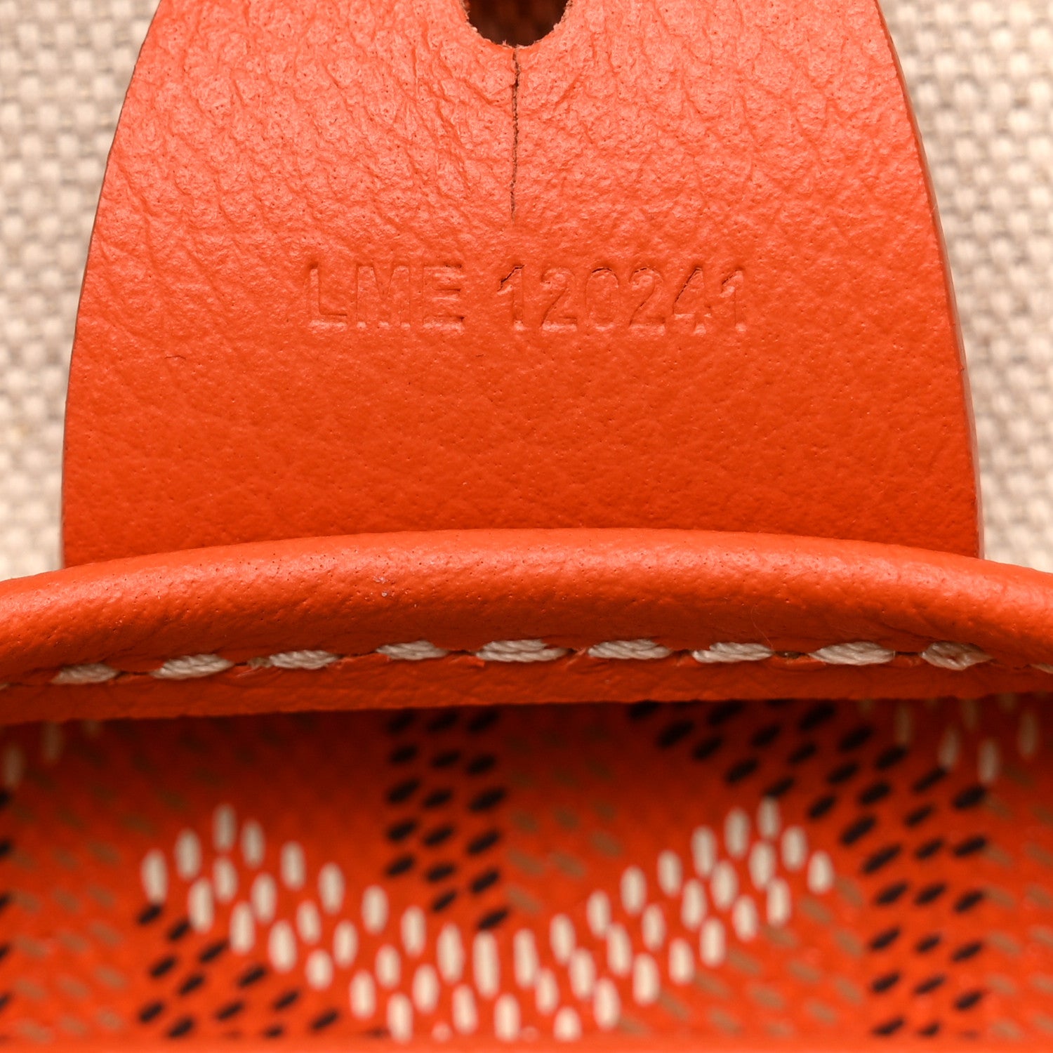 Goyard Goyardine Artois PM Orange 7 of 10