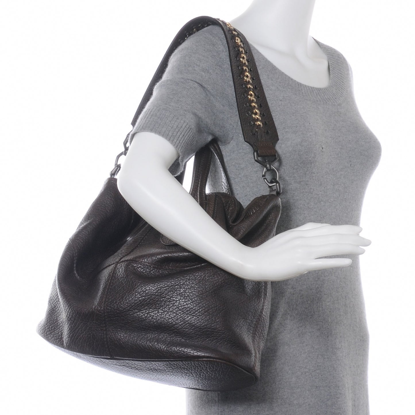 Leather Nightingale Dark Brown