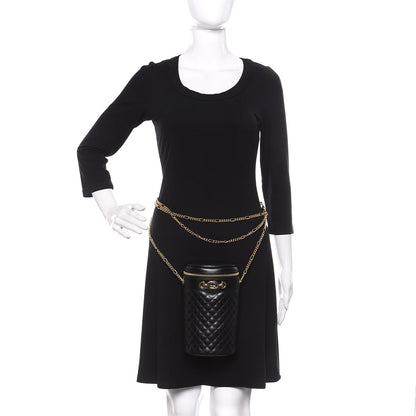 Gucci Calfskin Trapuntata Zumi Belt Bag Black 2 of 12