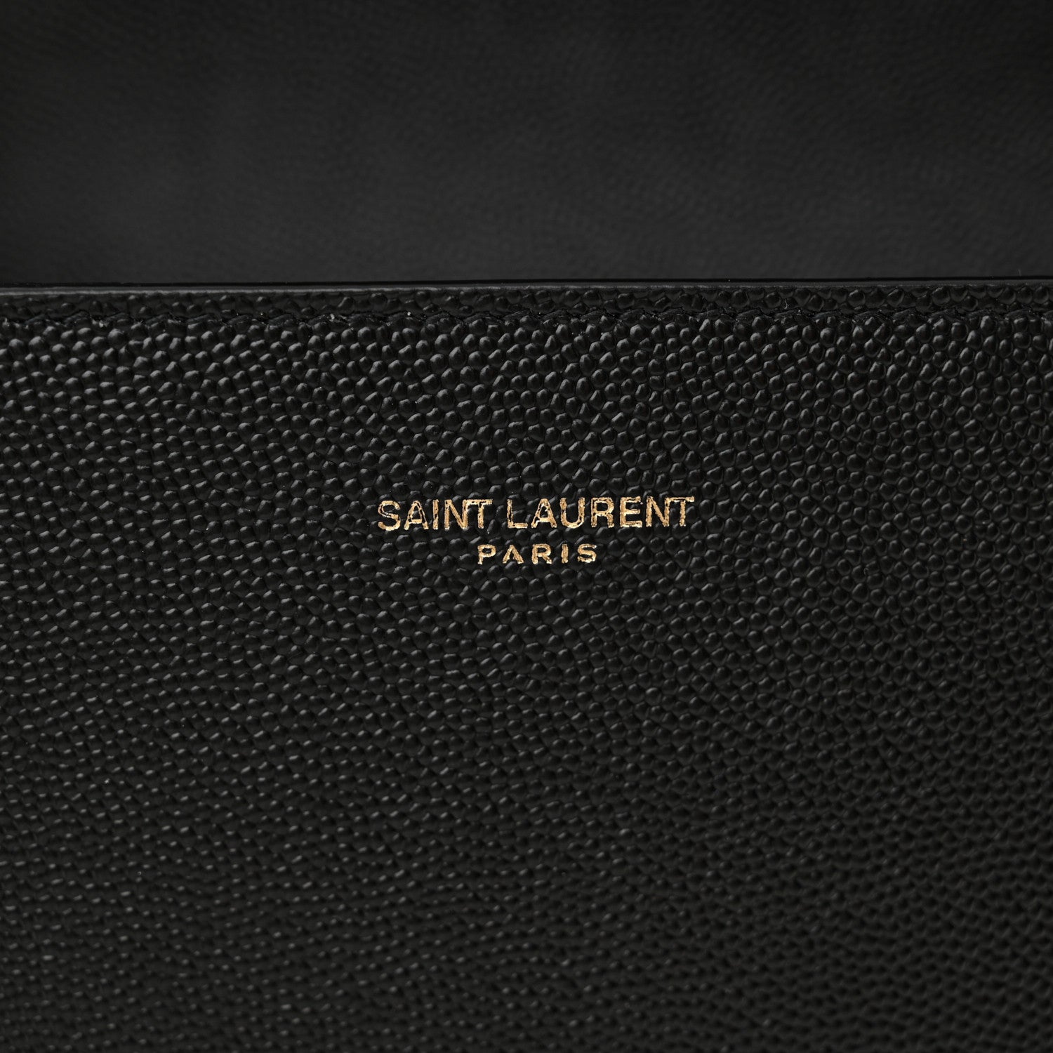 Saint Laurent Grain de Poudre Medium Classic Monogram Cassandra Top Handle Black 6 of 11