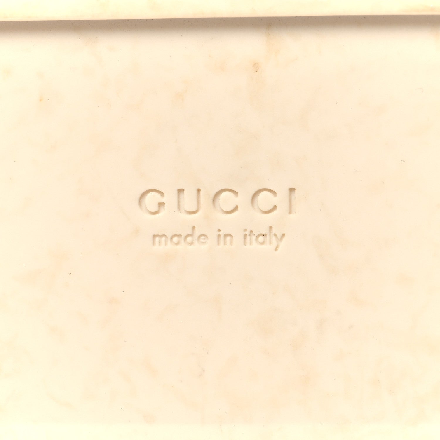 Gucci GG Supreme Monogram Granada Kid Angelina Platform 35mm Slingback Sandals 37.5 White Mystic White 8 of 9