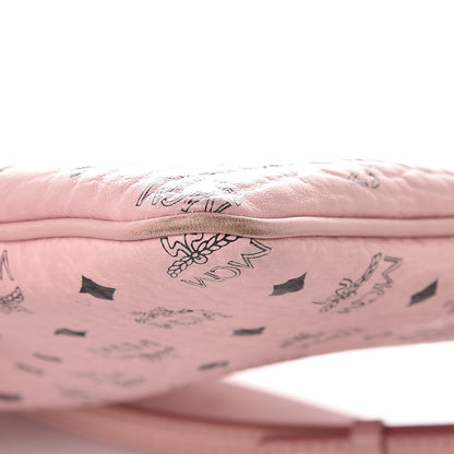 MCM Visetos Medium Crossbody Pouch Soft Pink 12 of 13