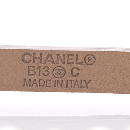 Chanel Pearl Lambskin CC Double Strand Belt 85 34 Pink 6 of 8