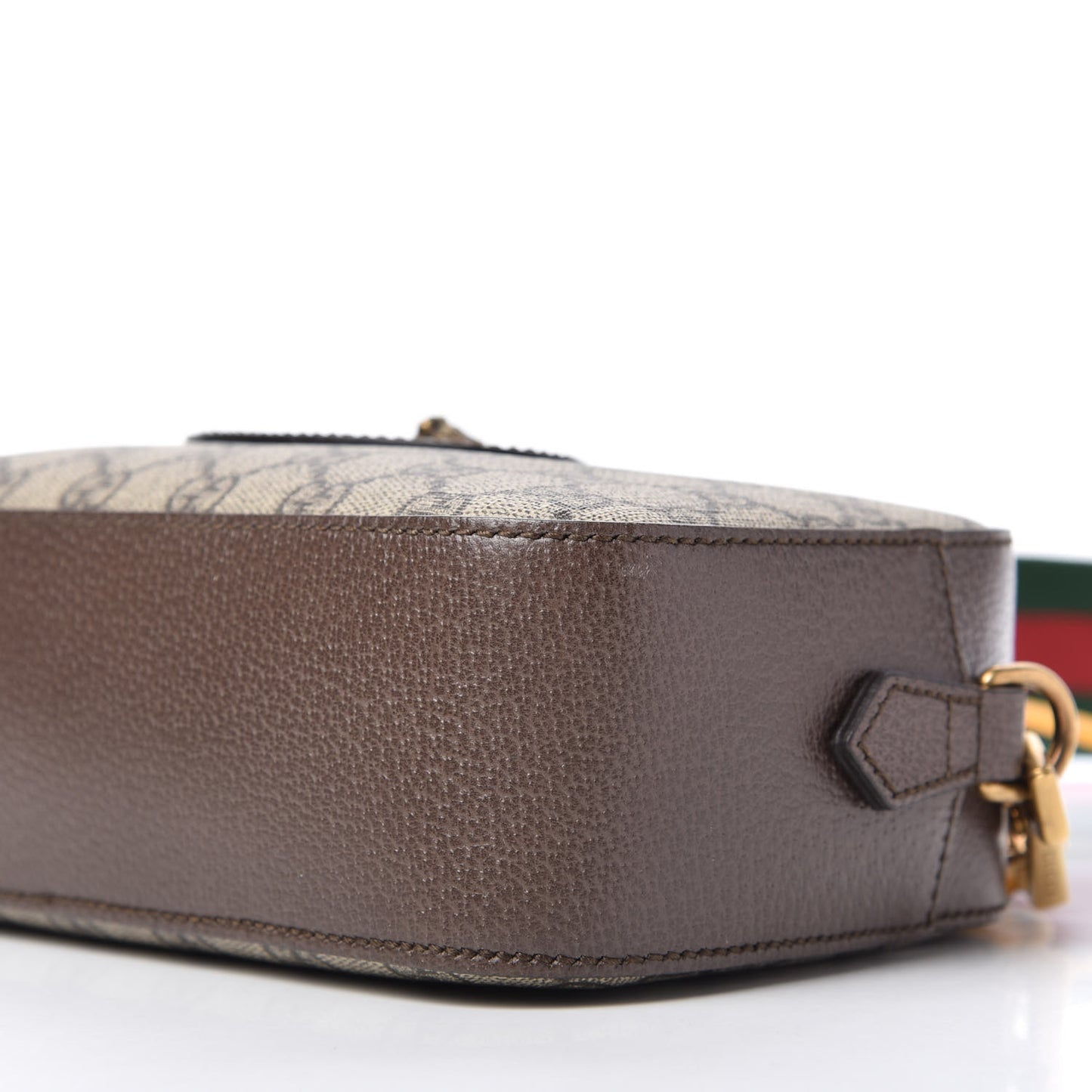 GG Supreme Monogram Web Neo Vintage Shoulder Bag Beige New Acero Crop