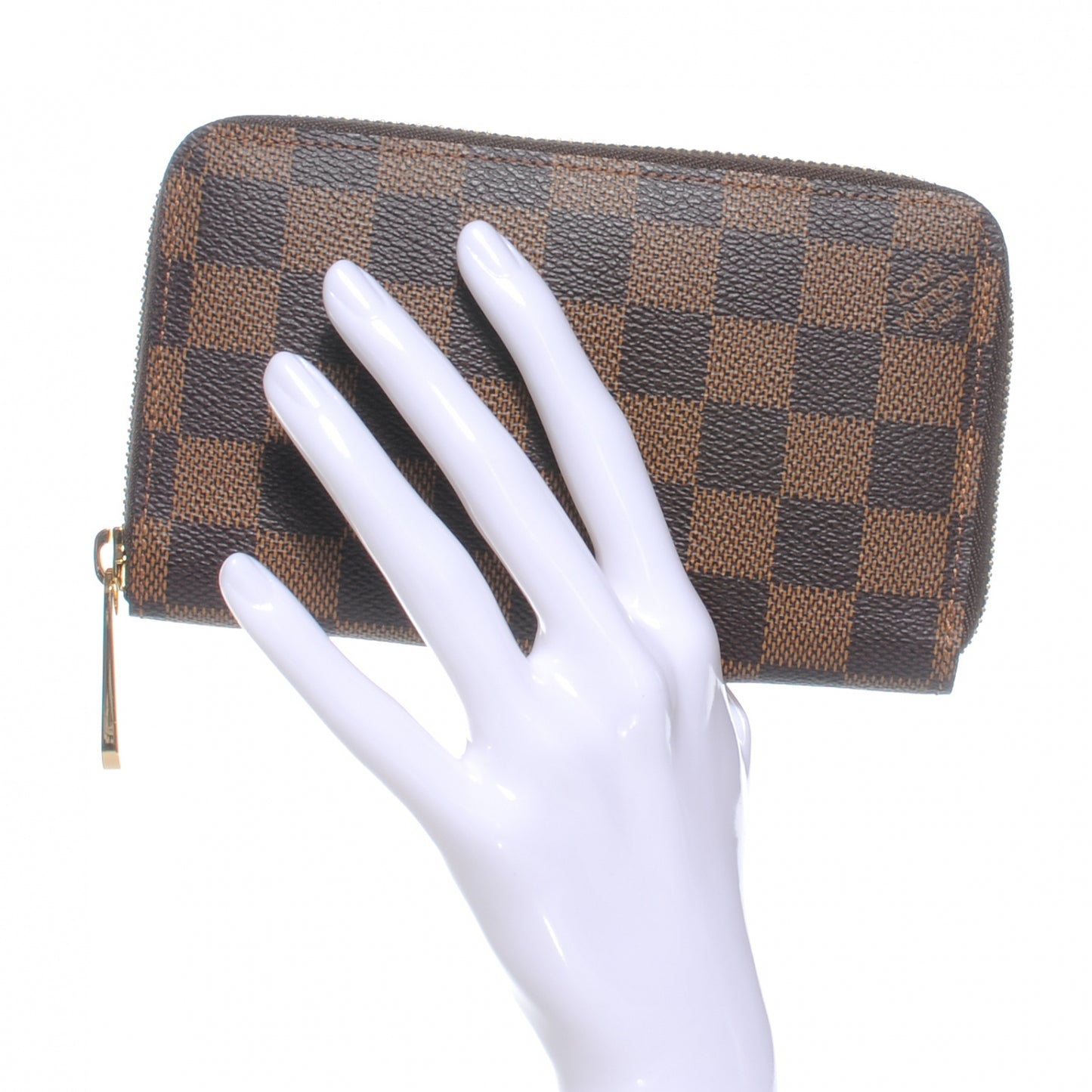 Damier Ebene Zippy Compact Wallet