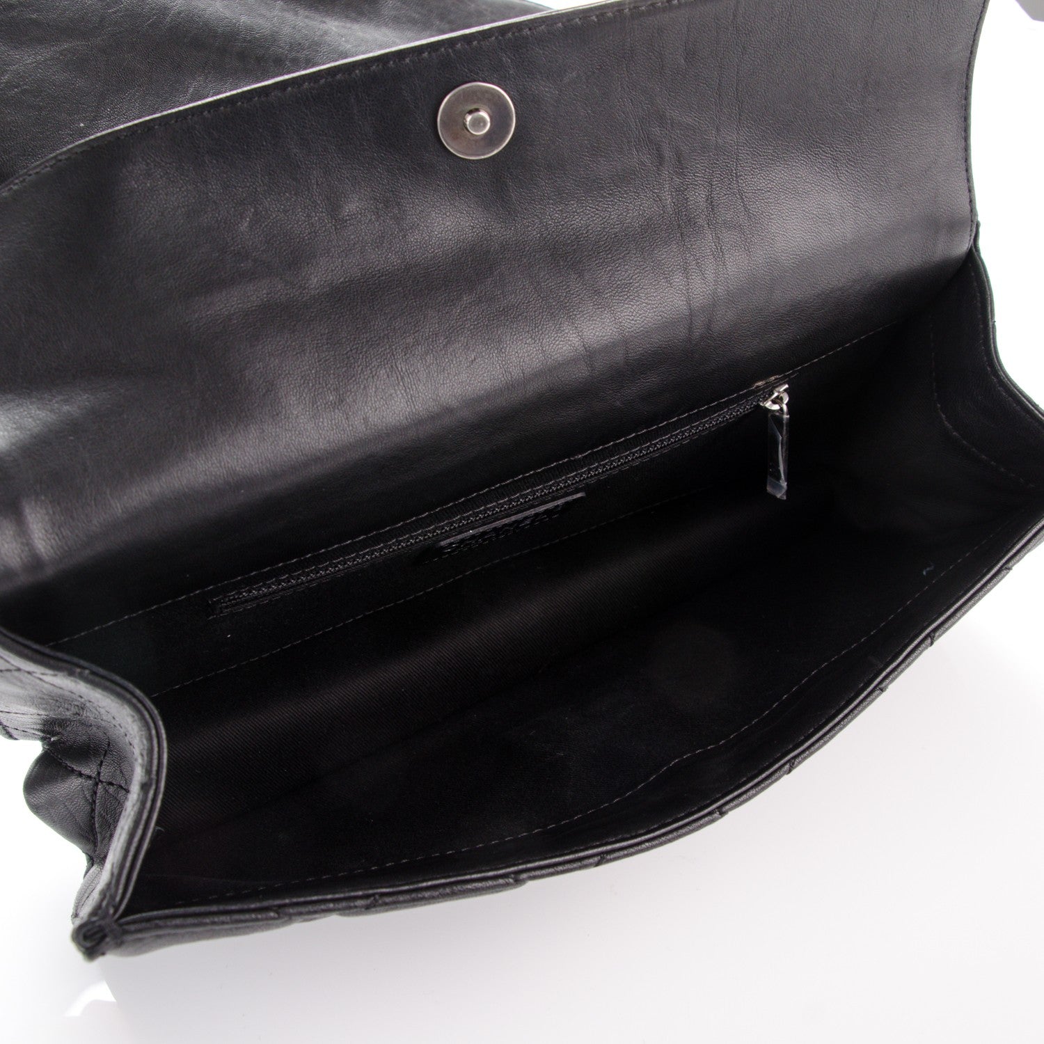 Chanel Washed Lambskin Jumbo Take Away Flap Black 6 of 9