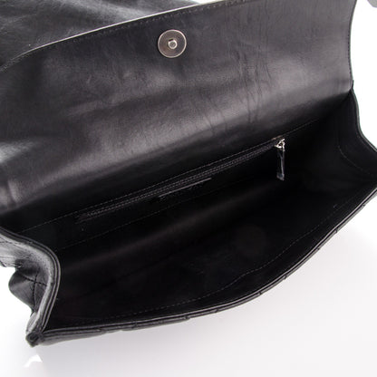 Chanel Washed Lambskin Jumbo Take Away Flap Black 6 of 9