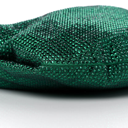 Bottega Veneta Crystal Embellished Satin Mini Hotfix Jodie Emerald 7 of 8