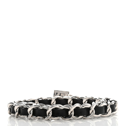 Chanel Rubber Chain CC Belt Black Silver 2 of 5