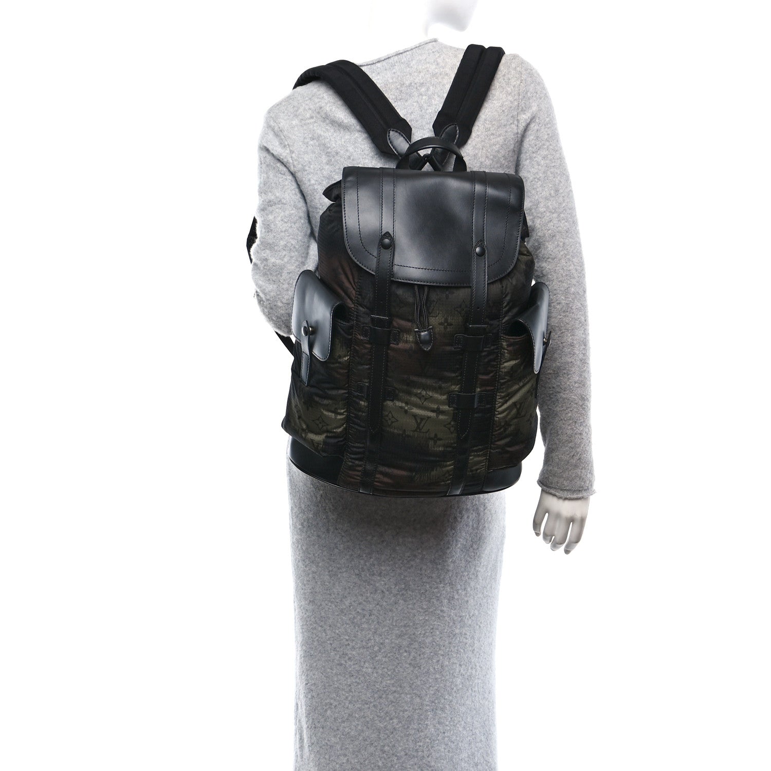 Louis Vuitton Nylon Monogram Camouflage Christopher PM Backpack 2 of 9