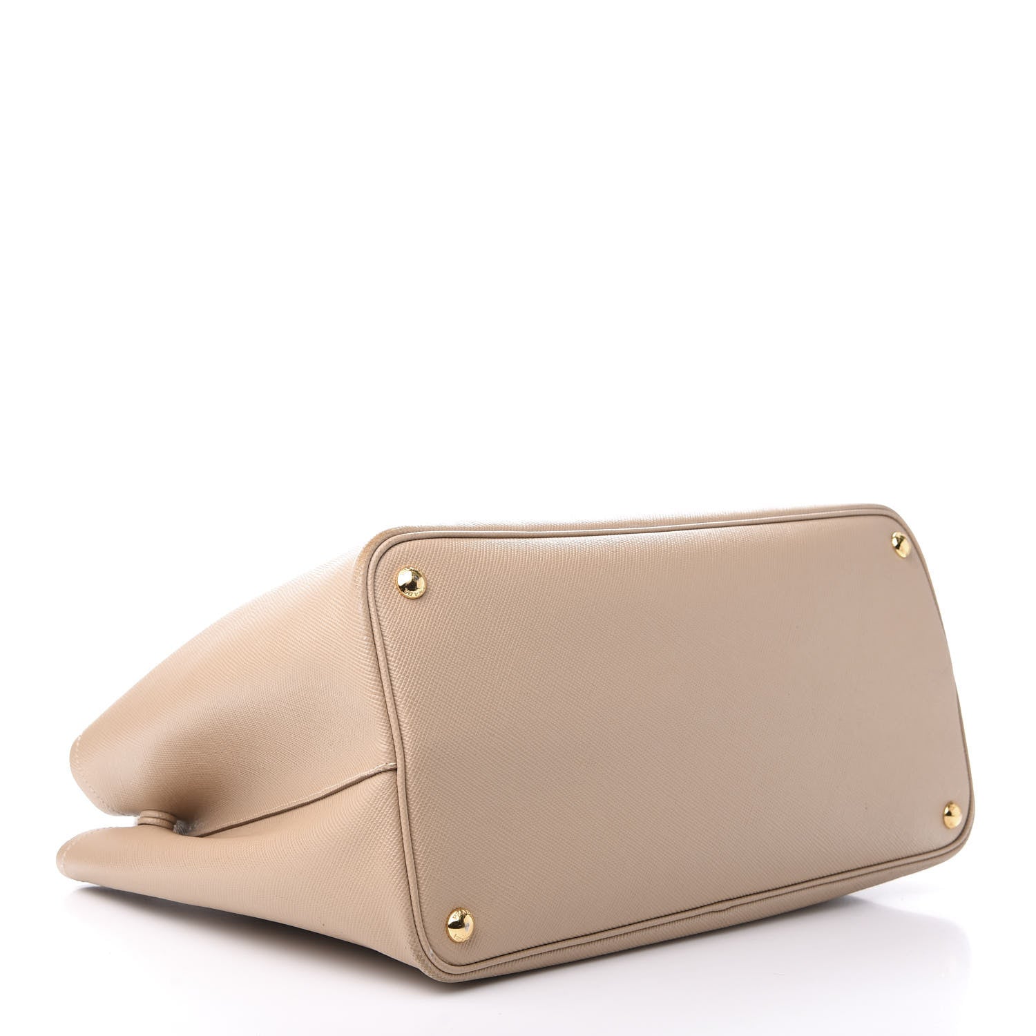 Prada Saffiano Cuir Medium Double Bag Sabbia 4 of 15