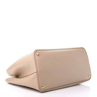 Prada Saffiano Cuir Medium Double Bag Sabbia 4 of 15