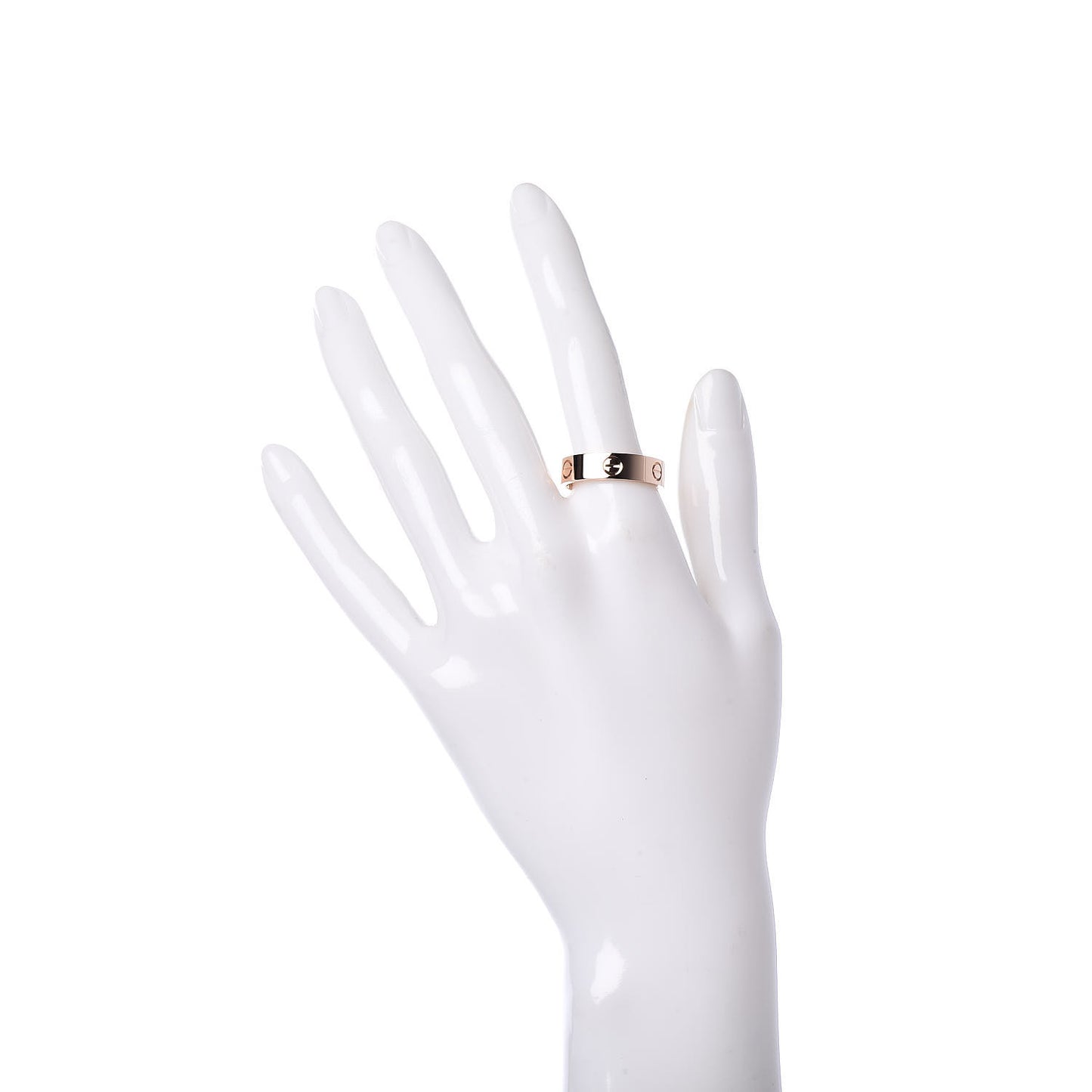 18K Pink Gold 5.5mm LOVE Ring 60 9