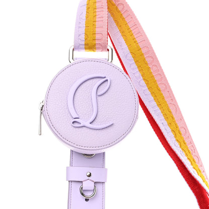 Christian Louboutin Calfskin Empire Loubila Pouch on Chain Lilac Smoke Rosy 4 of 10