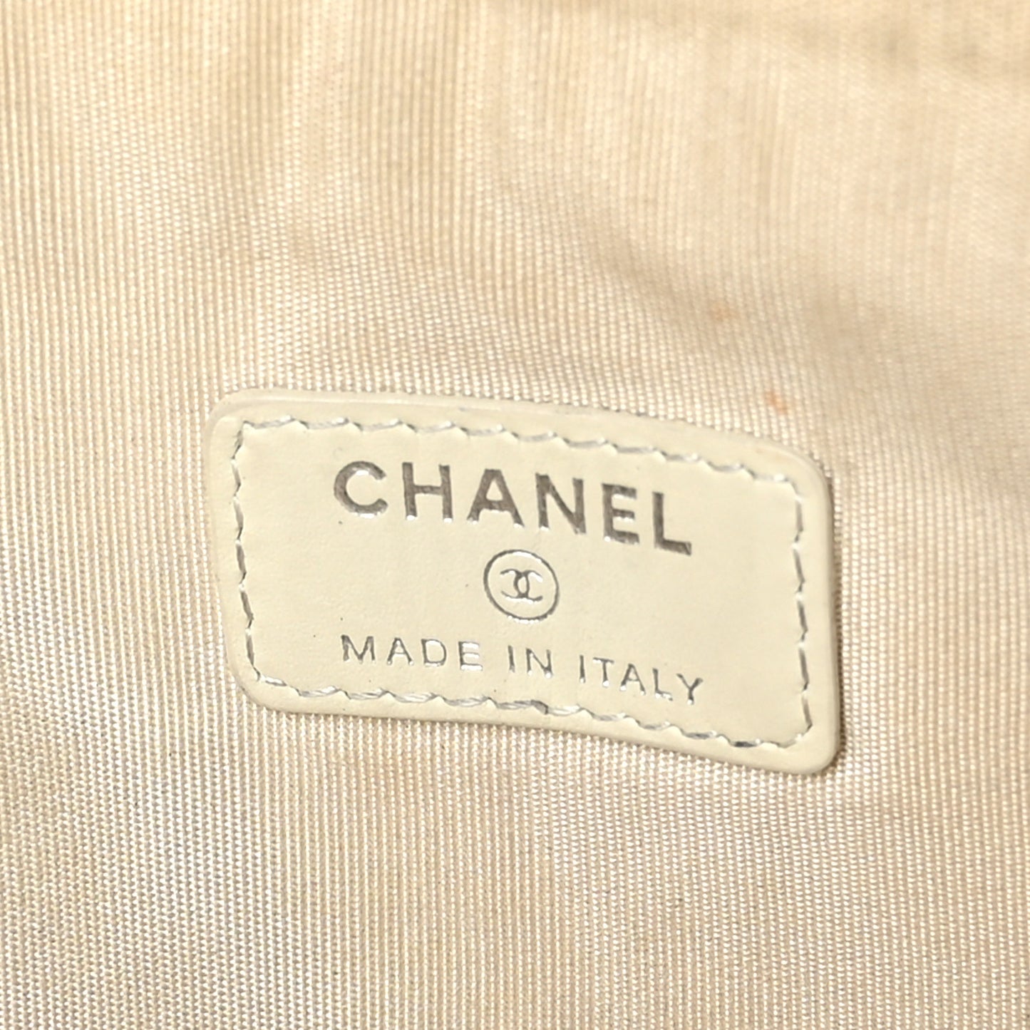 Woven Raffia Large Deauville Pouch White