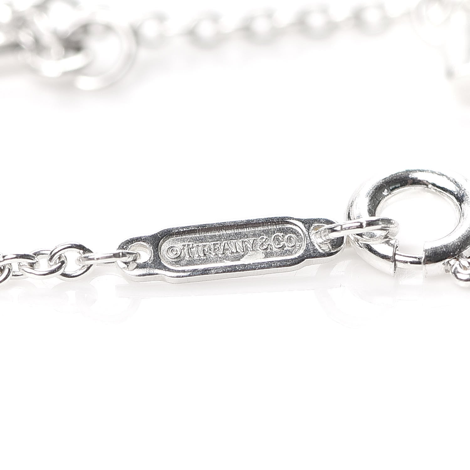 Tiffany Sterling Silver Enamel Love Notes Charm Bracelet Blue 6 of 7