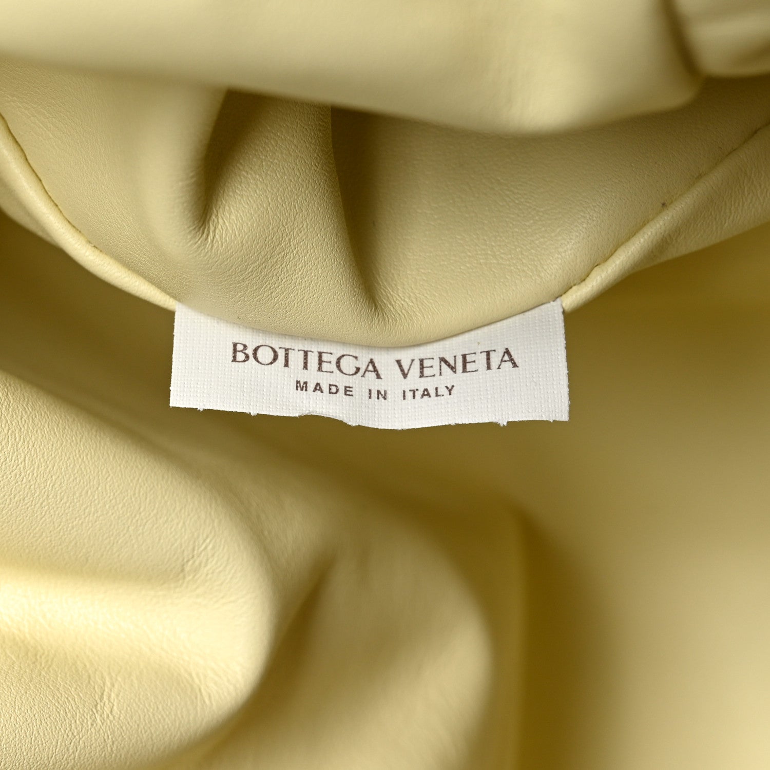 Bottega Veneta Smooth Butter Calf The Pouch Oversized Clutch Ice Cream 7 of 11