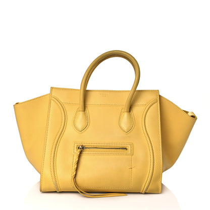 Celine Grained Calfskin Medium Phantom Luggage Yellow 1 of 18