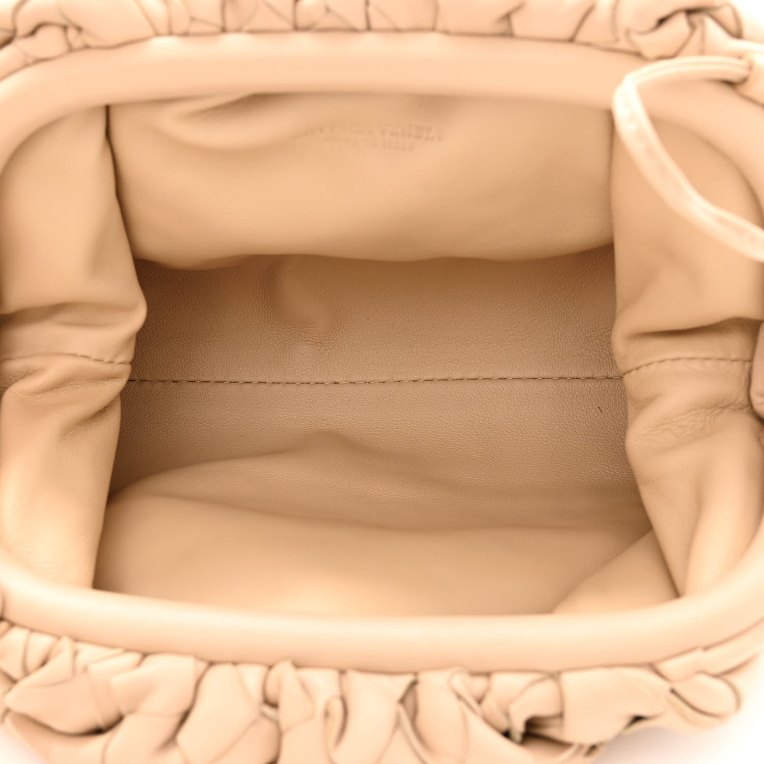 Bottega Veneta Nappa Intrecciato The Mini Pouch Almond 5 of 10
