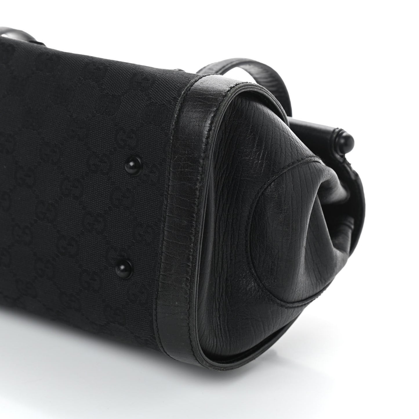 Monogram Bamboo Bullet Bag Black