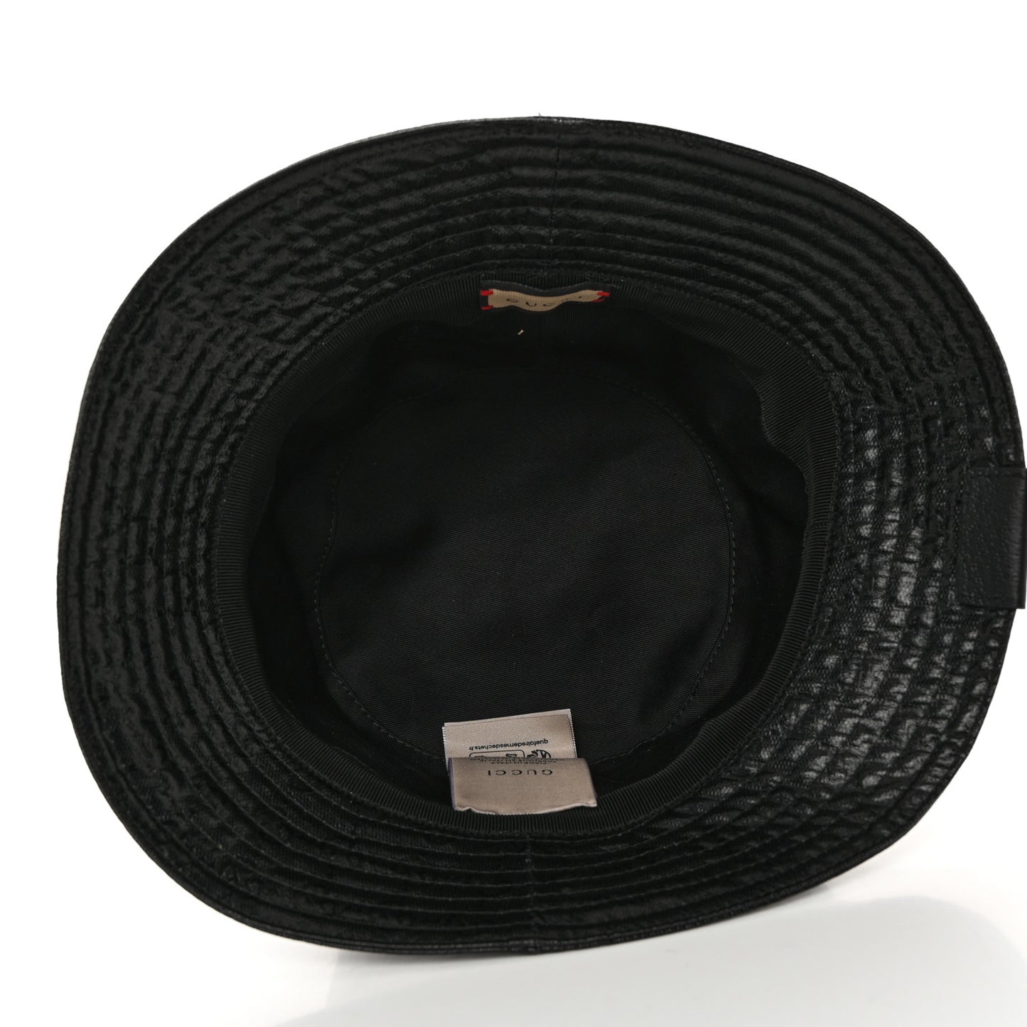 Crystal Monogram Bucket Hat S Black