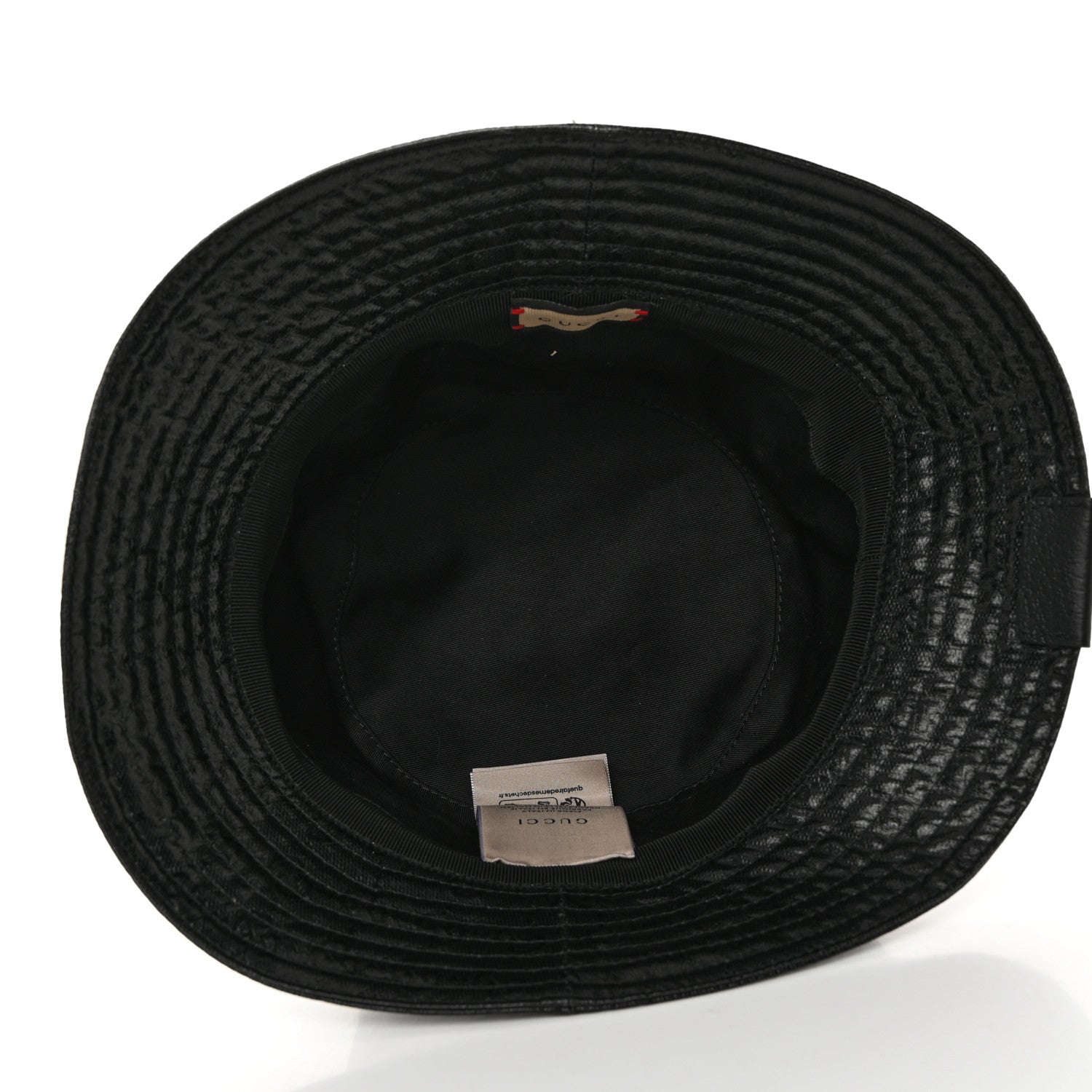 Gucci Crystal Monogram Bucket Hat S Black 7 of 10