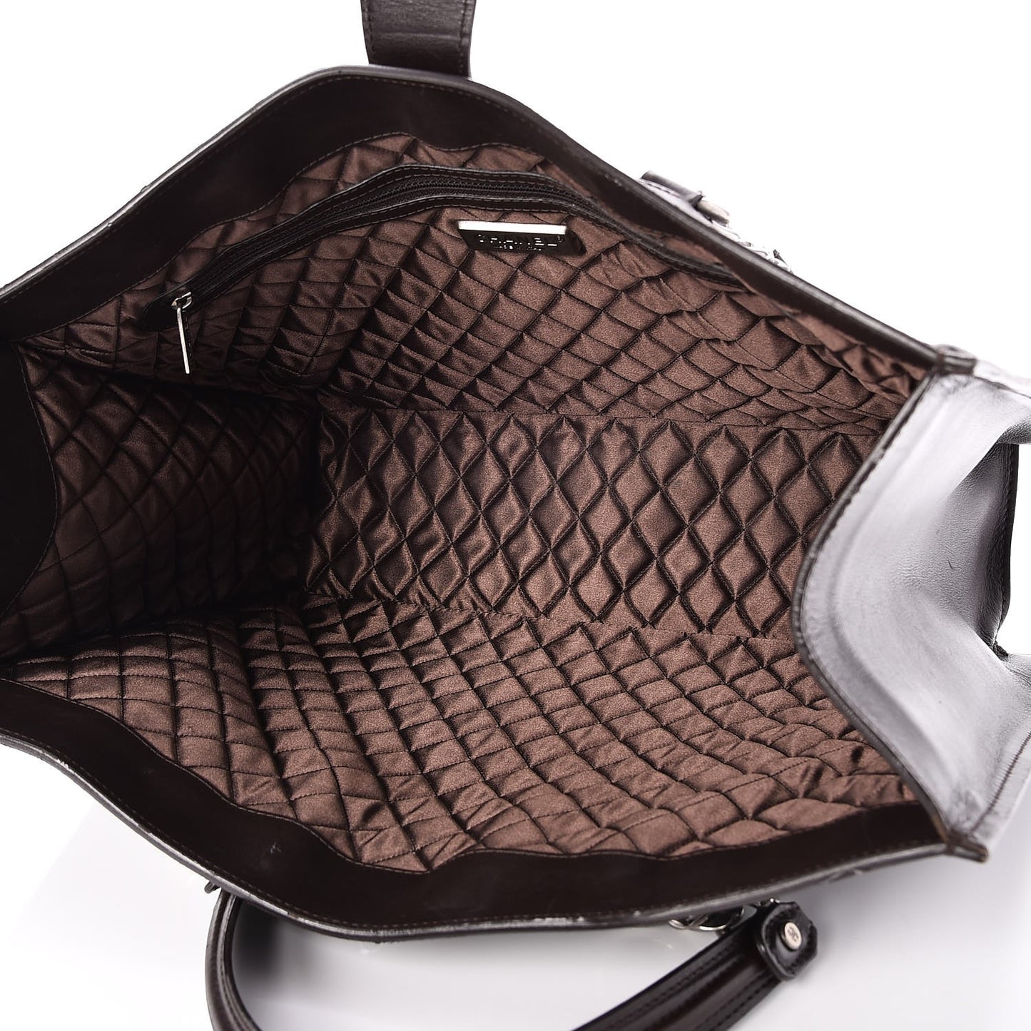 Smooth Calfskin Country Ride Tote Brown