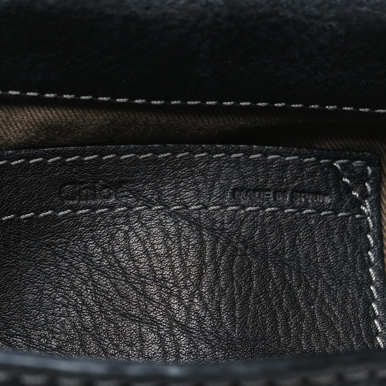 Chloe Calfskin Mini Marcie Round Crossbody Bag Black 6 of 10