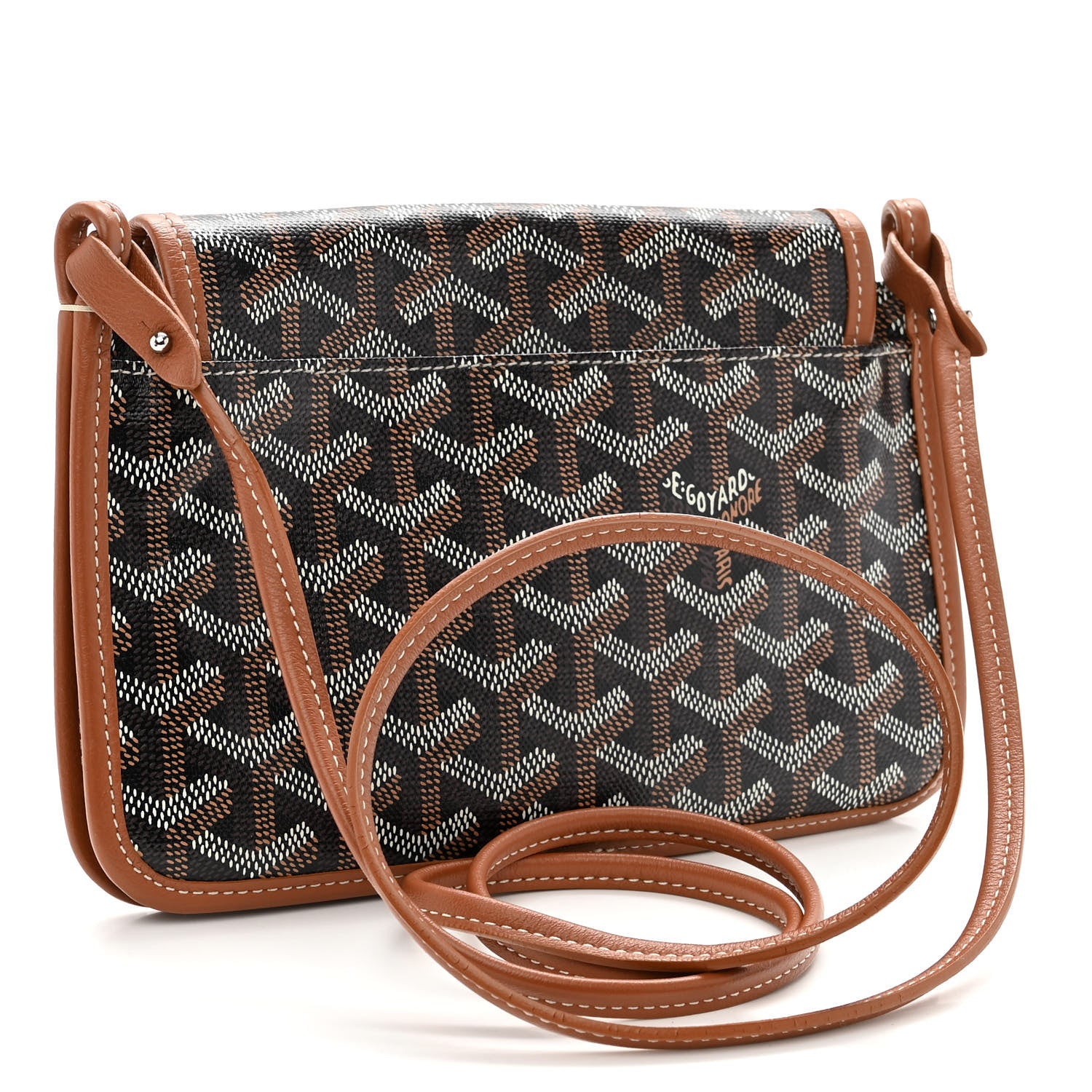 Goyard Goyardine Plumet Wallet Clutch Black Gold 3 of 10