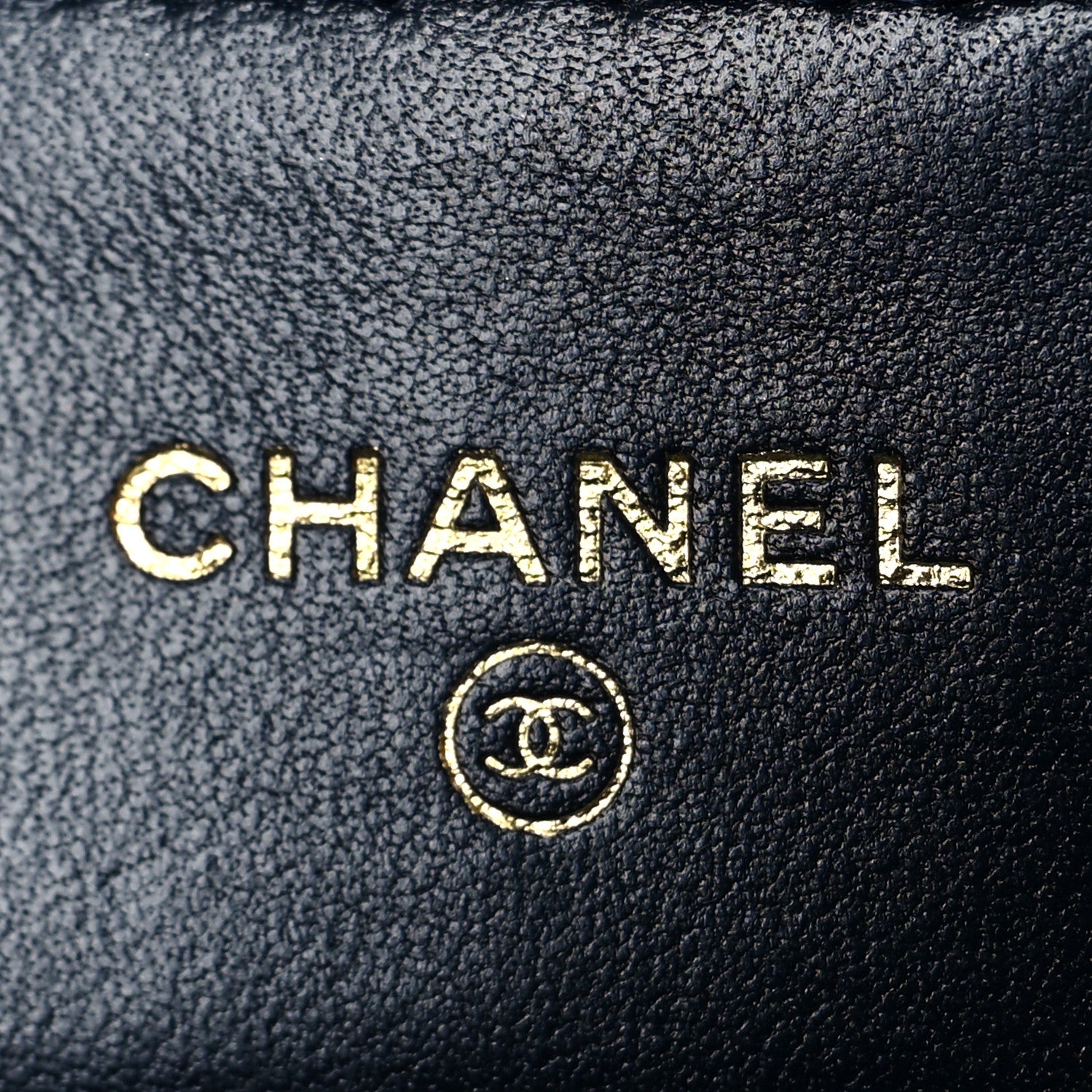 Chanel Lambskin Quilted Flap Card Holder Wallet Navy 6 of 10