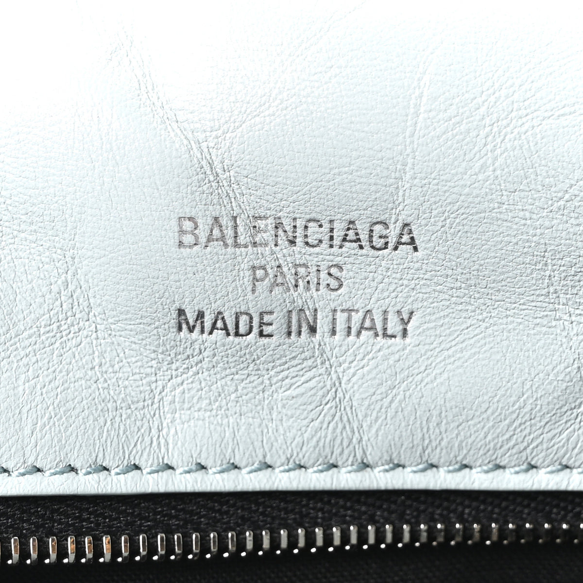 Balenciaga Thin Calfskin Small Monaco Sling Shoulder Bag  Light Blue 6 of 10