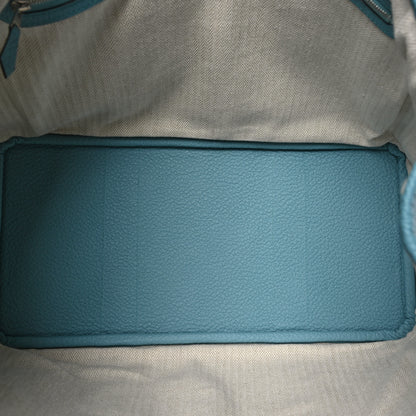 Hermes Vache Country Garden Party 36 MM Bleu Saint Cyr 5 of 10