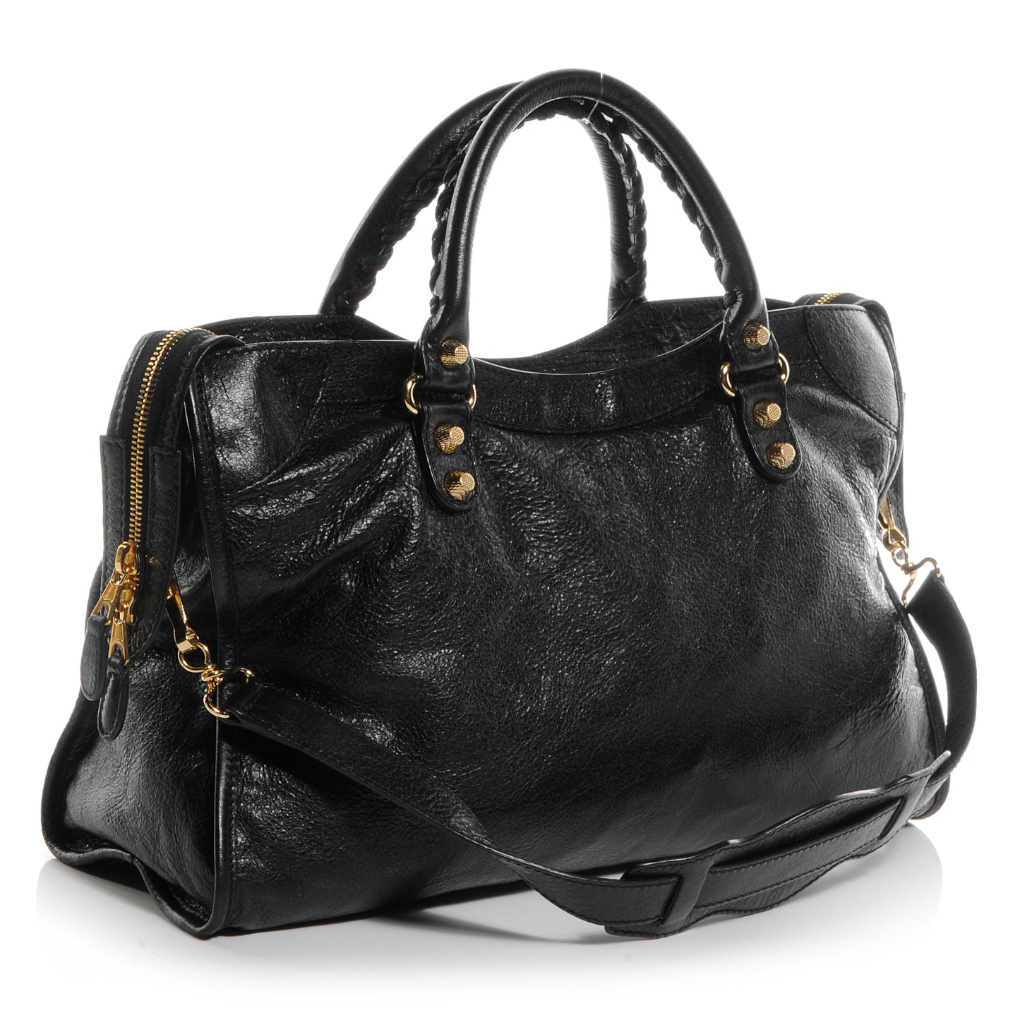 Agneau Giant 12 Gold Hardware City Black