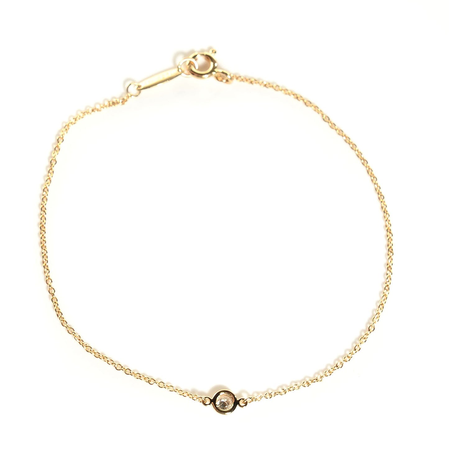 18K Yellow Gold Diamond .08ct Elsa Peretti Diamonds by the Yard Bracelet