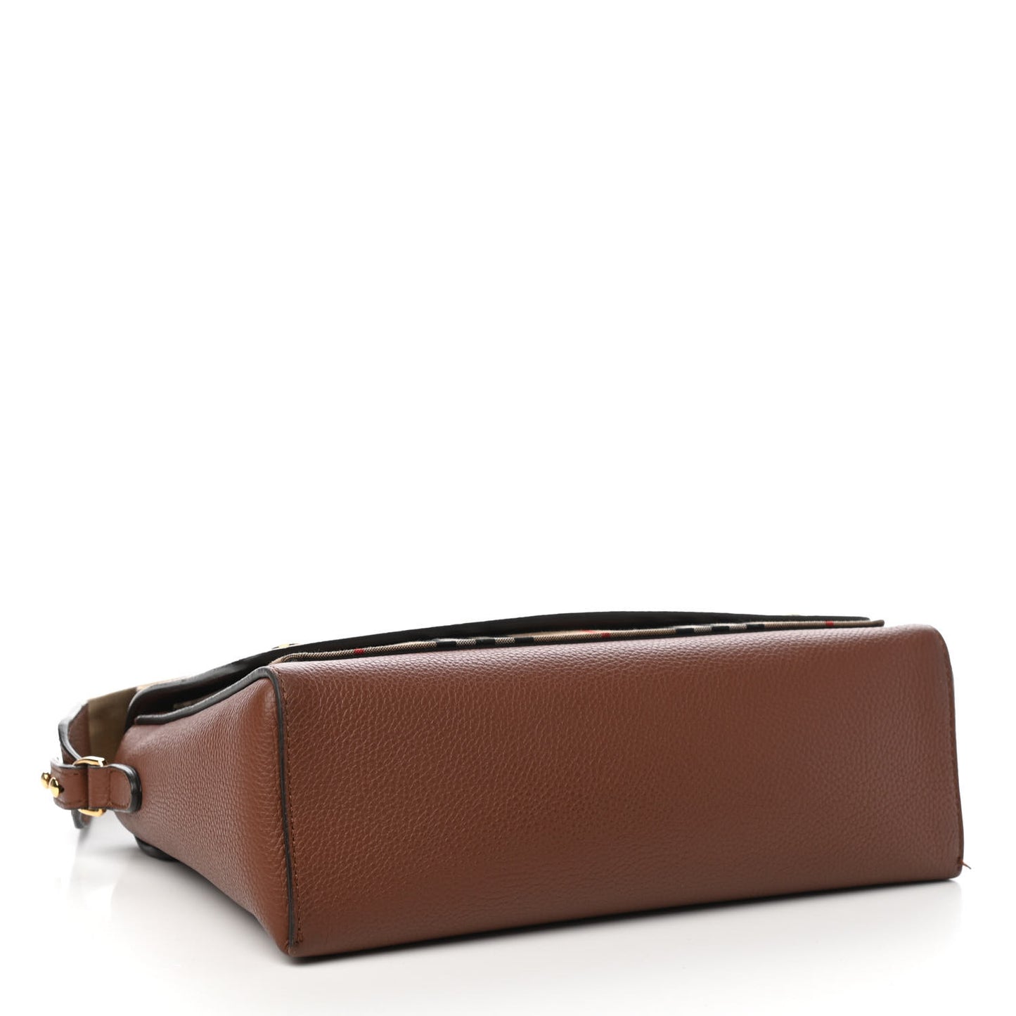 Calfskin Vintage Check Note Crossbody Bag Tan