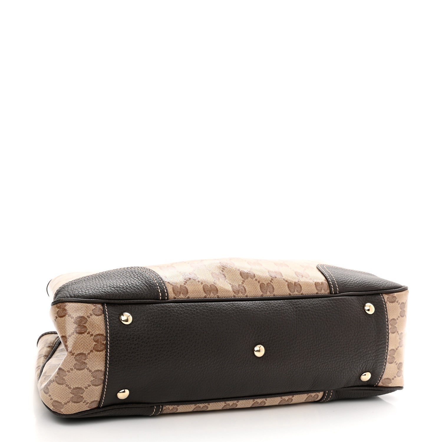 Gucci Crystal Monogram Medium Princy Tote Dark Brown 4 of 11