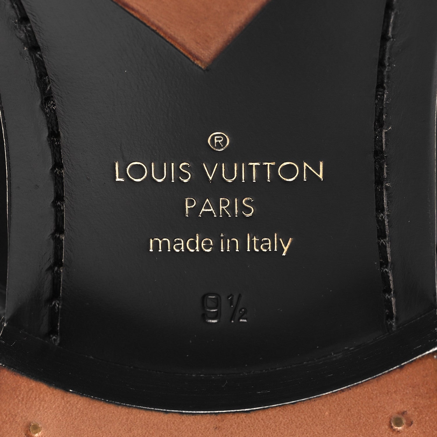 Louis Vuitton Calfskin Mens Monkstrap Loafers 9.5 Black 7 of 10