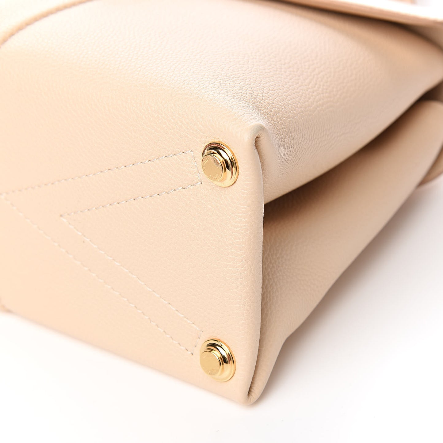 Grained Smooth Calfskin Rose Des Vents PM Creme