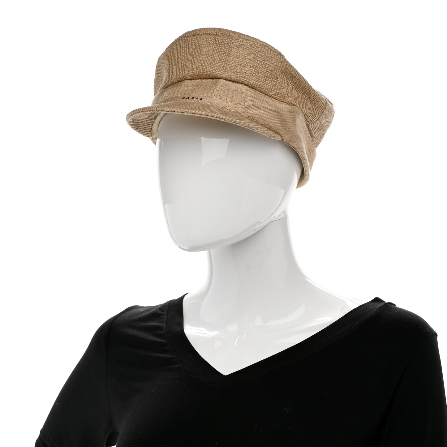 Cotton Baseball Cap 58 Beige