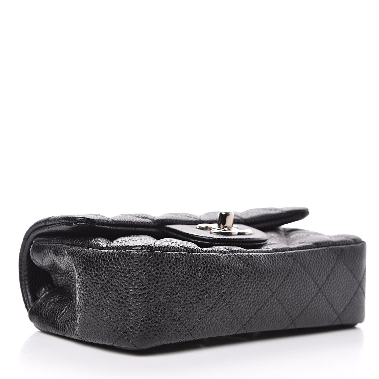 Chanel Metallic Caviar Quilted Extra Mini Flap Black 4 of 11